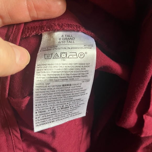 Gap Slim Crop Pants- 6 TALL - Picture 6 of 6